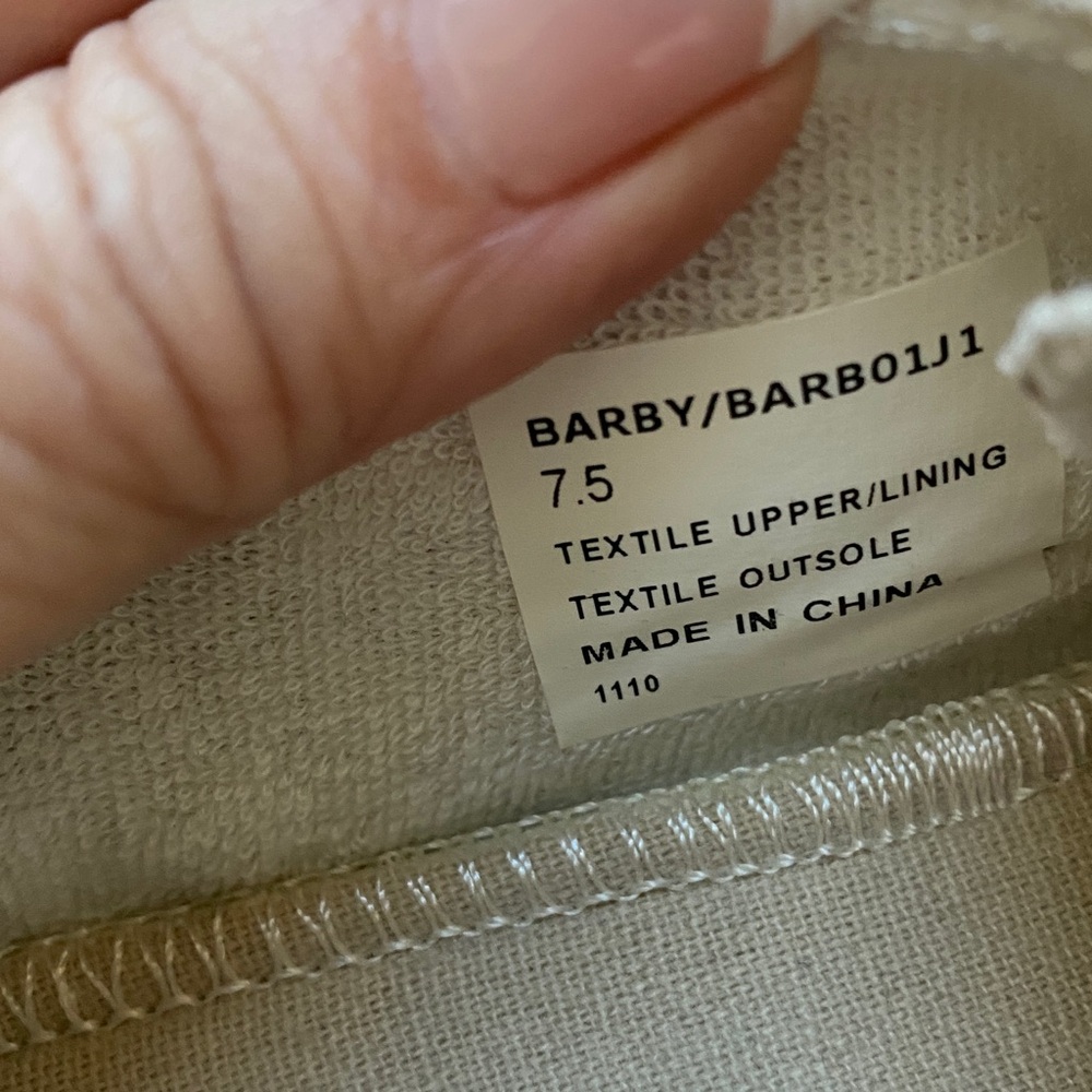 Madden Girl Women’s Lightweight Barkley Beige Canvas Sneakers New size 7.5 - Picture 5 of 6